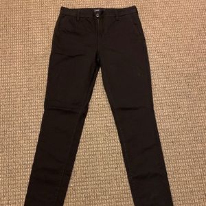 Aeropostale Men's Skinny 30 x 34 Black Khaki Pants
